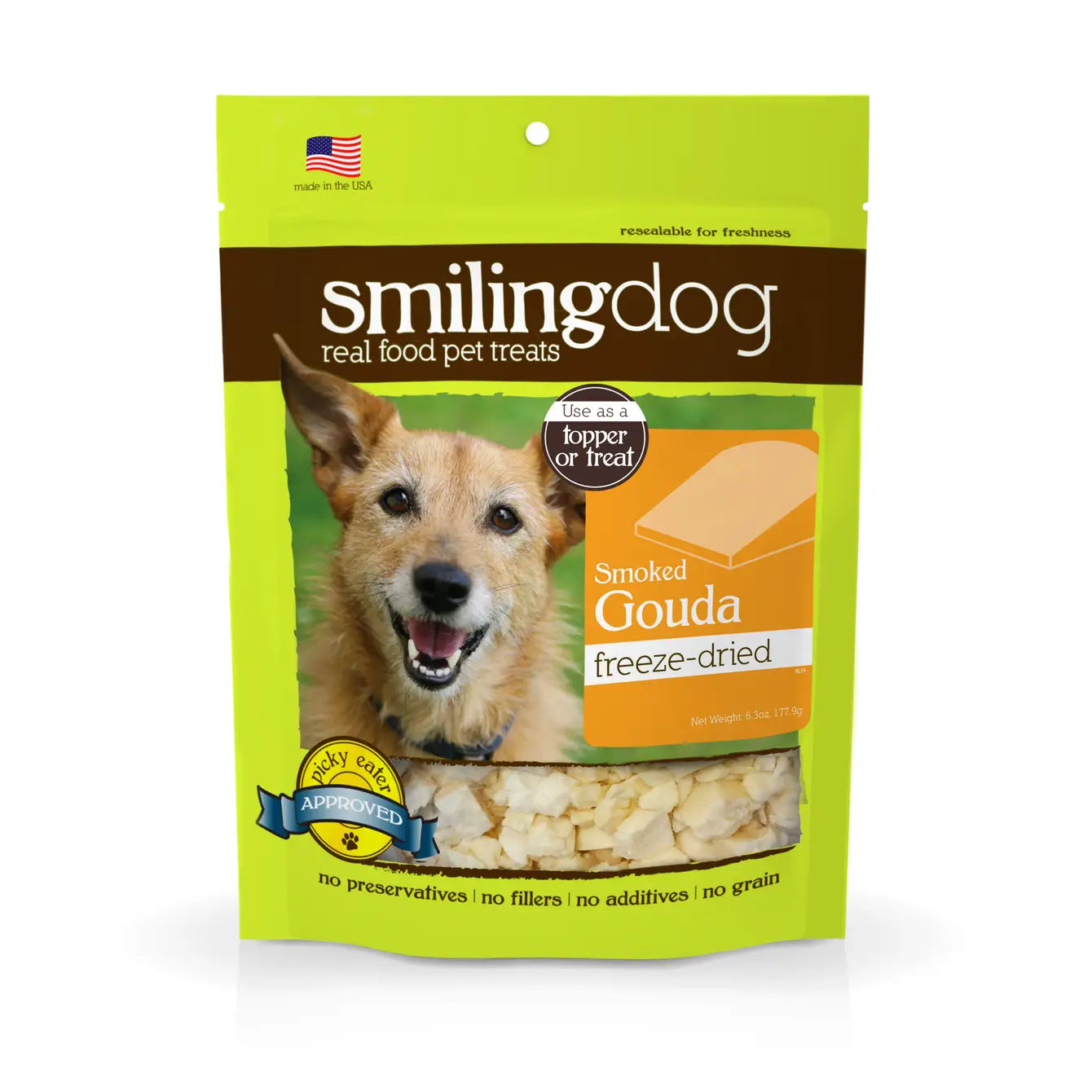 Smiling Dog Freeze-Dried Cheese Treats