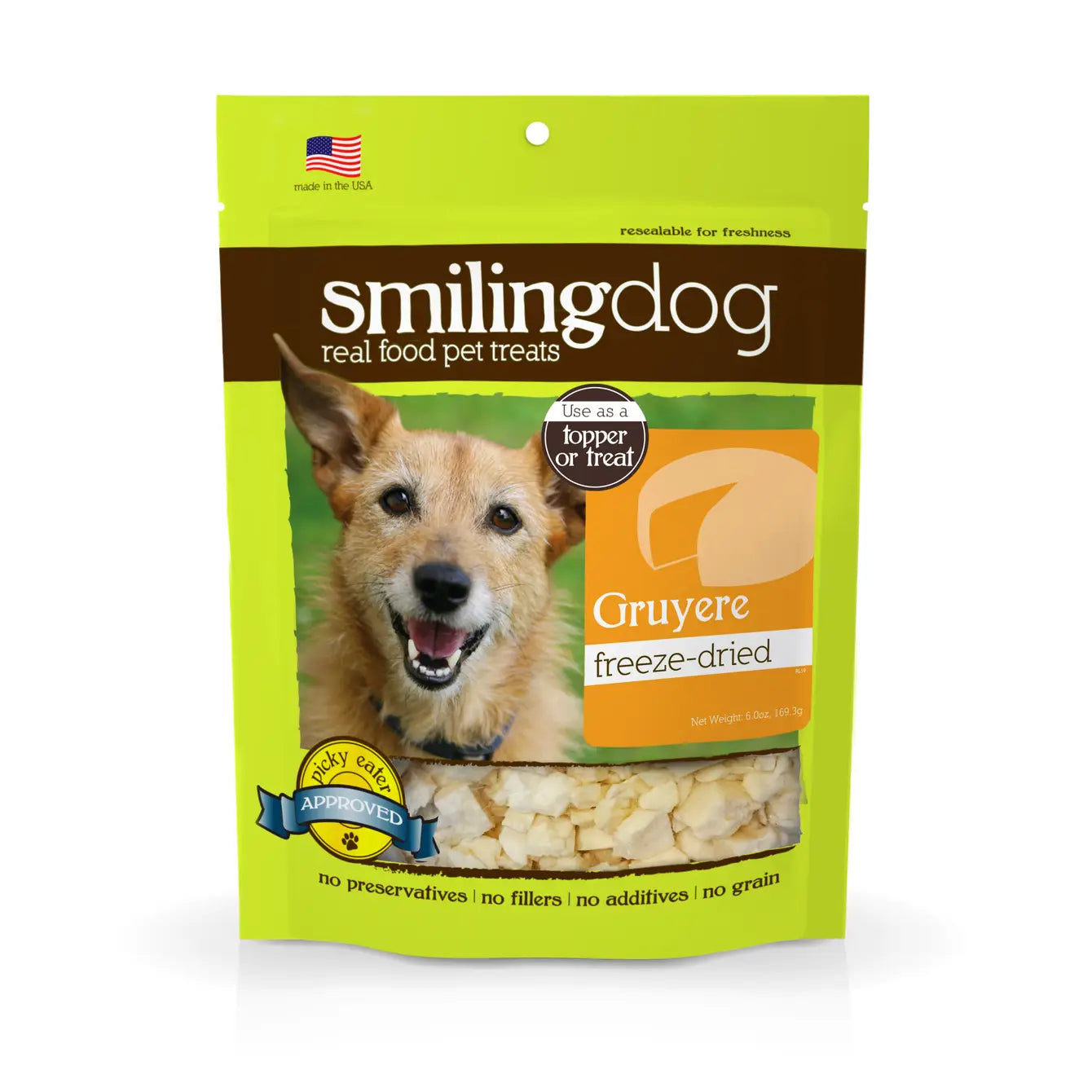 Smiling Dog Freeze-Dried Cheese Treats